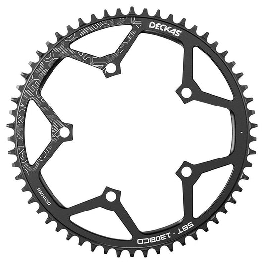 Deckas 130BCD Chainring Round for Road Bike Folding Bike Shimano 5700 6700 50 52 55 58 Tooth