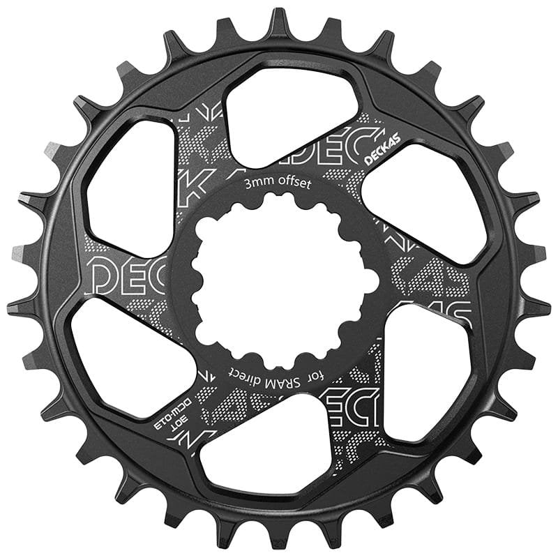 Deckas GXP Chainring 3mm Offset Round for Sram GXP XX1 Eagle X01 X1 X0 X9 32T 34T 36 38 MTB