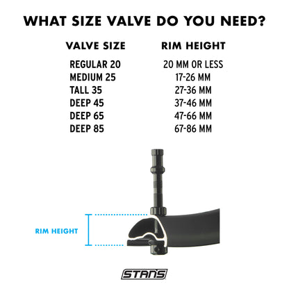 Stan's Tubeless Exo-Core Valve Stem