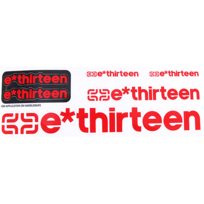 E*Thirteen Race Handlebar Decal Kit