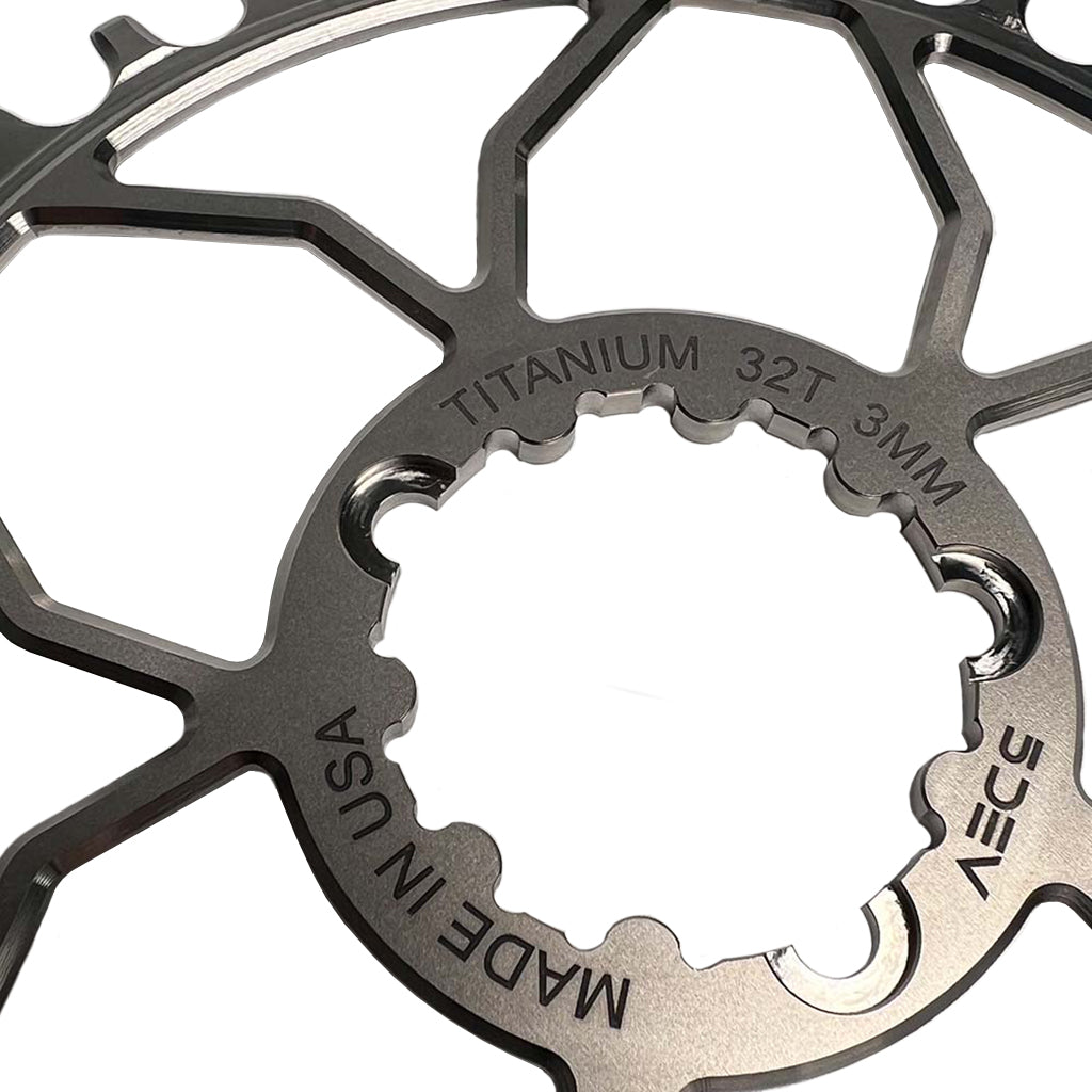 5Dev Titanium 3-Bolt Chainrings
