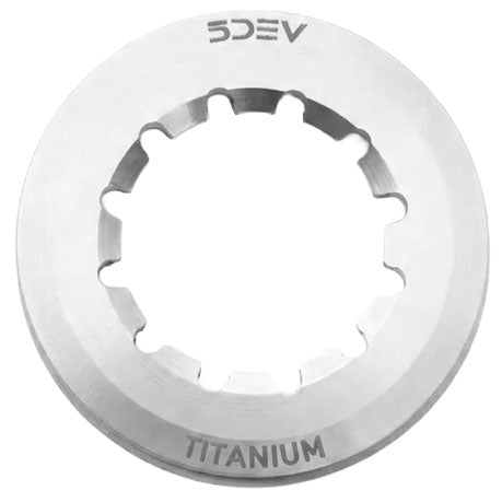 5Dev Titanium Centerlock Rotor Lockring