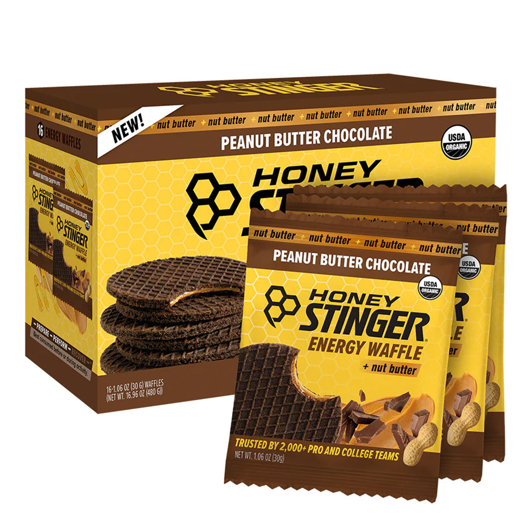 Honey Stinger Energy Waffles + Nut Butter