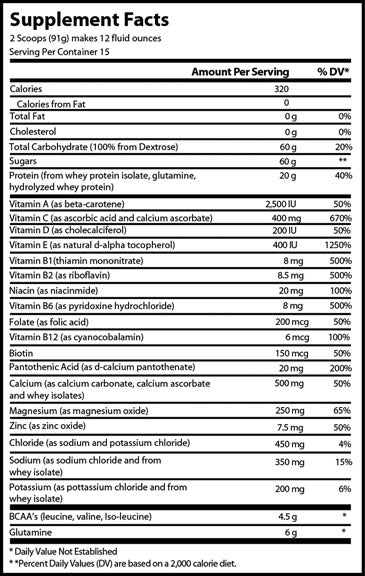 1st Endurance Ultragen Recovery Drink Mix