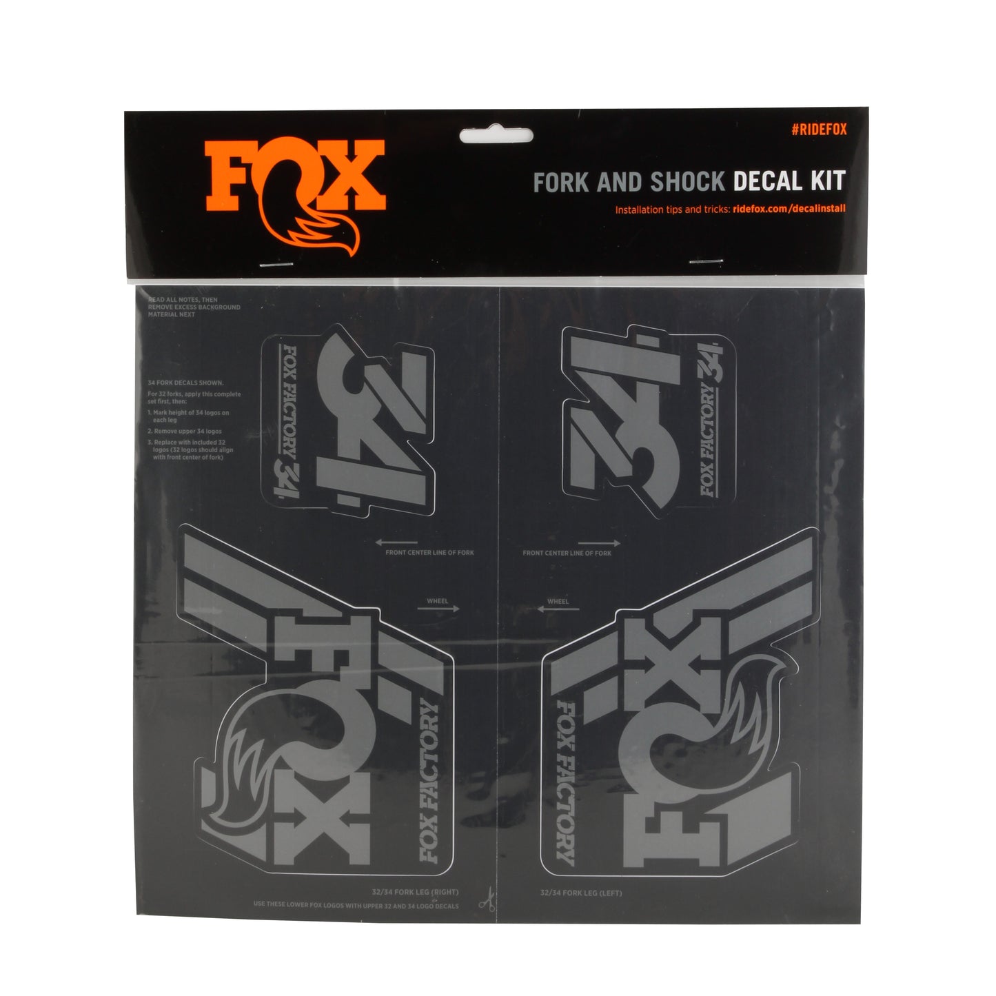 Fox Heritage Decal Kit