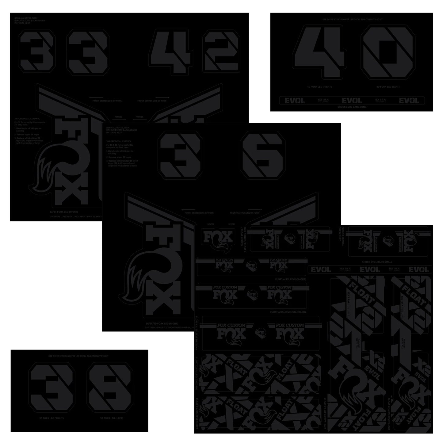 Fox Custom Decal Kit