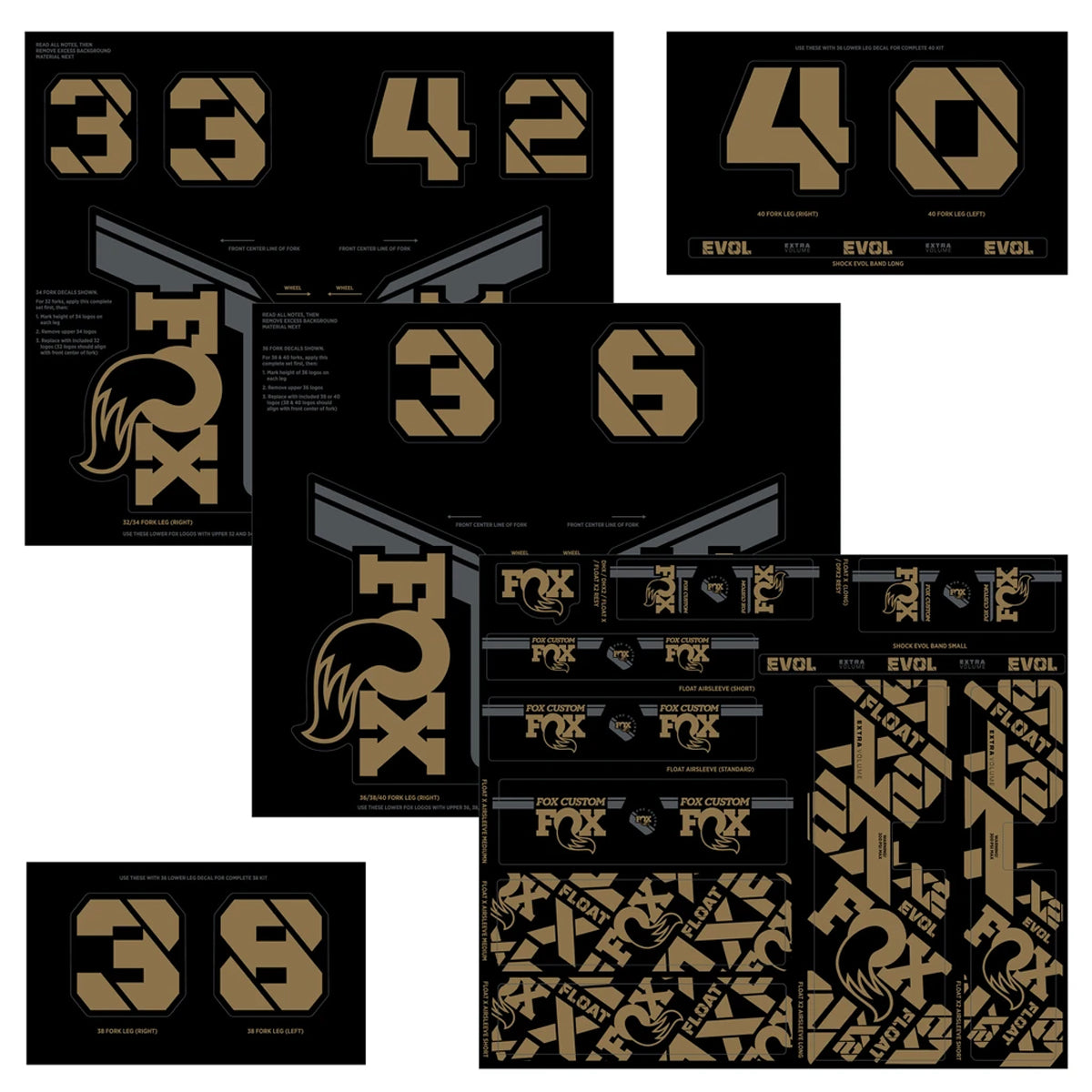 Fox Custom Decal Kit