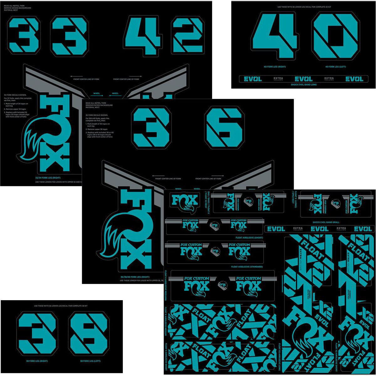 Fox Custom Decal Kit