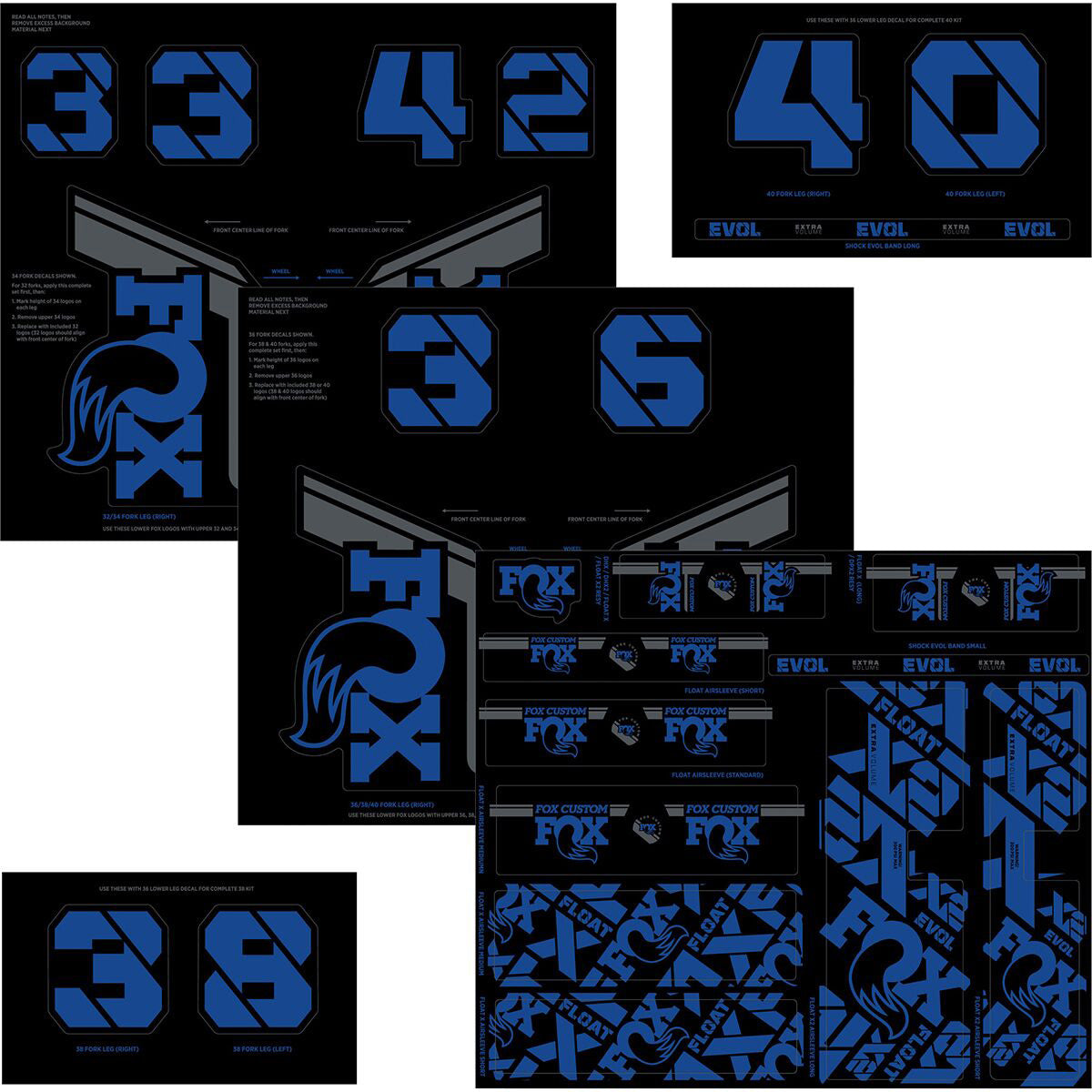 Fox Custom Decal Kit