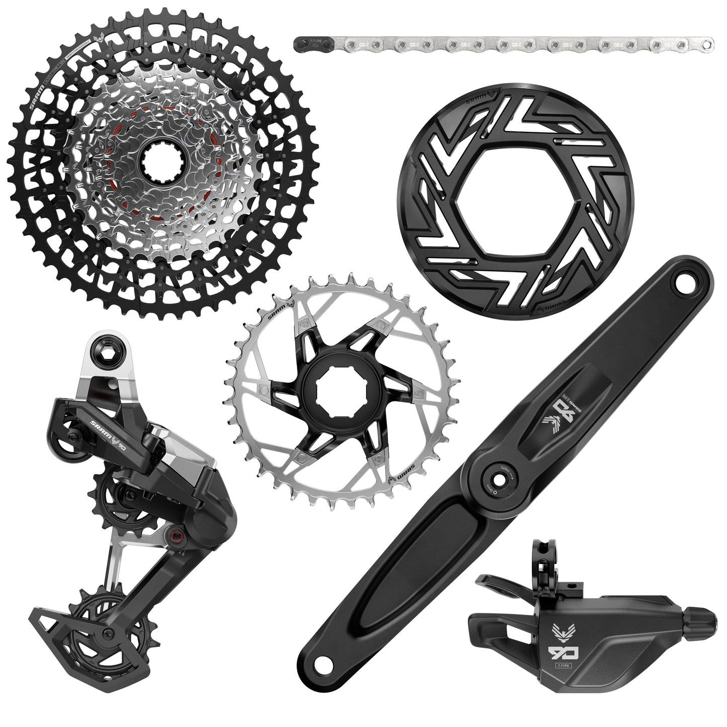 SRAM Eagle 90 T-Type E-MTB SRAM/Brose Groupset
