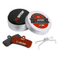Sinter Premium Organic Disc Brake Pads, Red
