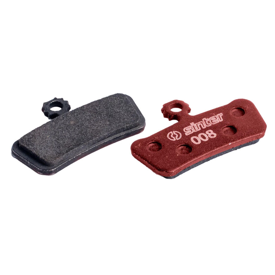 Sinter Premium Organic Disc Brake Pads, Red
