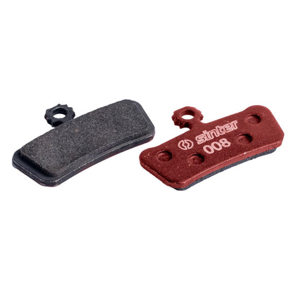 Sinter Premium Organic Disc Brake Pads, Red