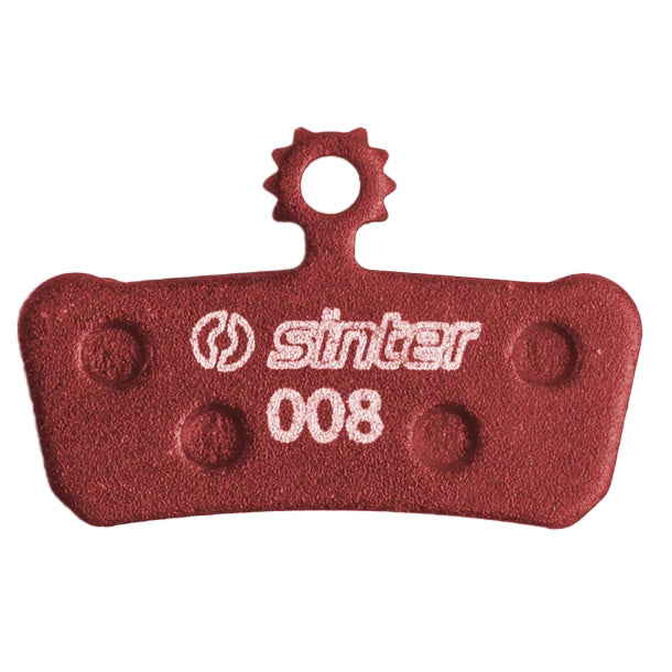 Sinter Premium Organic Disc Brake Pads, Red