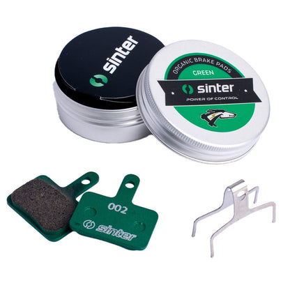 Sinter Premium Organic Disc Brake Pads, Green