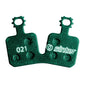 Sinter Premium Organic Disc Brake Pads, Green