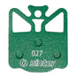 Sinter Premium Organic Disc Brake Pads, Green
