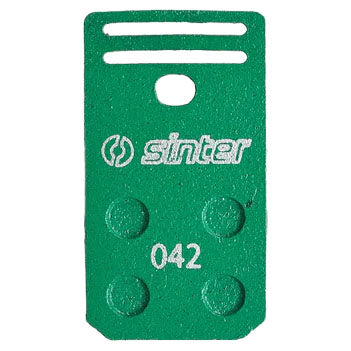 Sinter Premium Organic Disc Brake Pads, Green