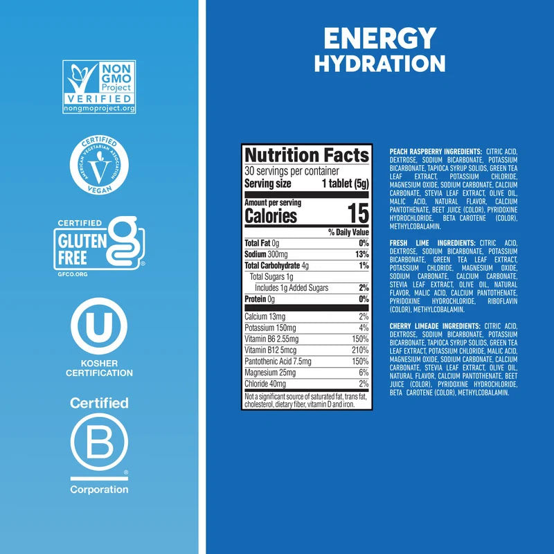Nuun Energy Hydration Tabs