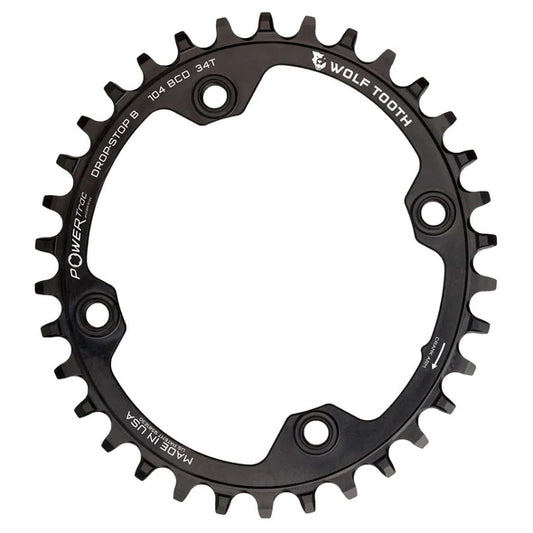 Wolf Tooth Elliptical 104BCD Drop-Stop B Chainring
