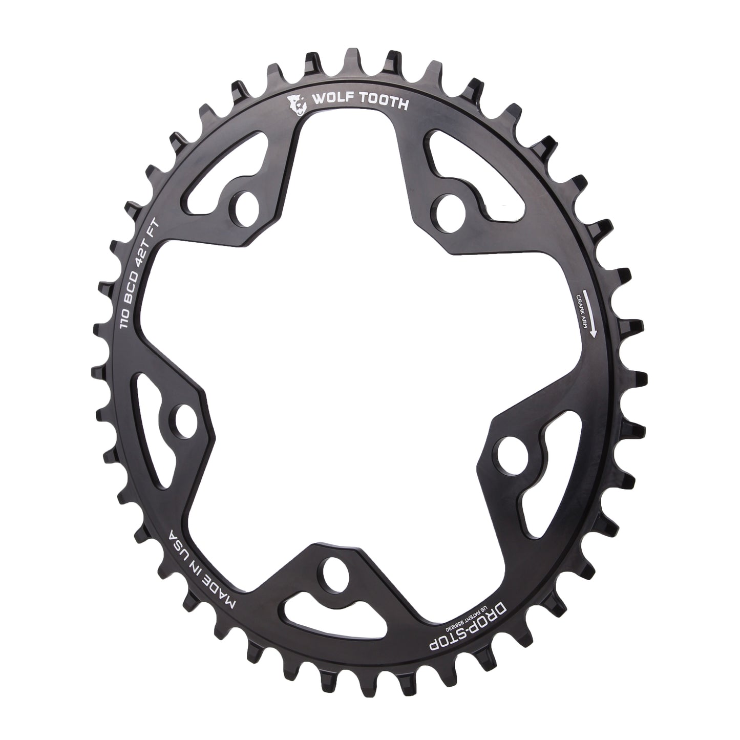 Wolf Tooth 5x110 CX/Road (Flat Top) Chainring