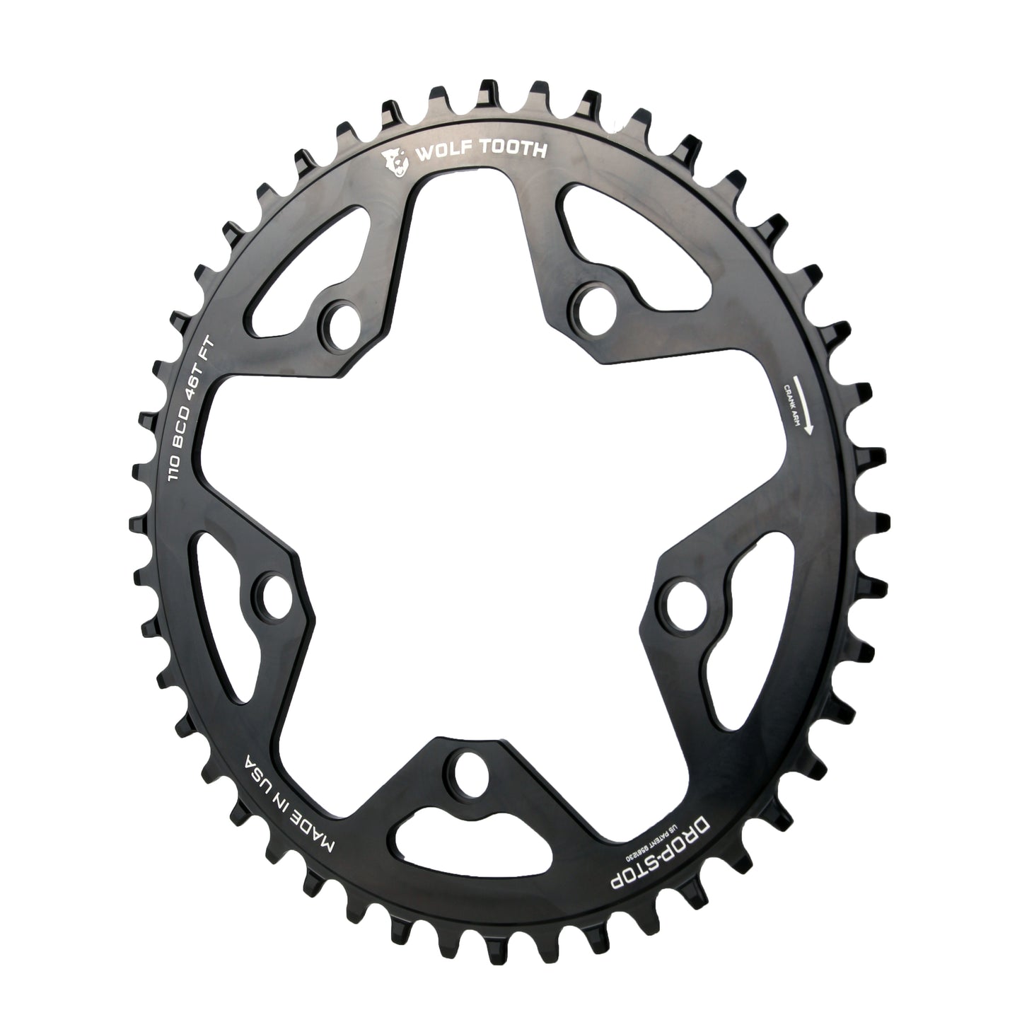 Wolf Tooth 5x110 CX/Road (Flat Top) Chainring